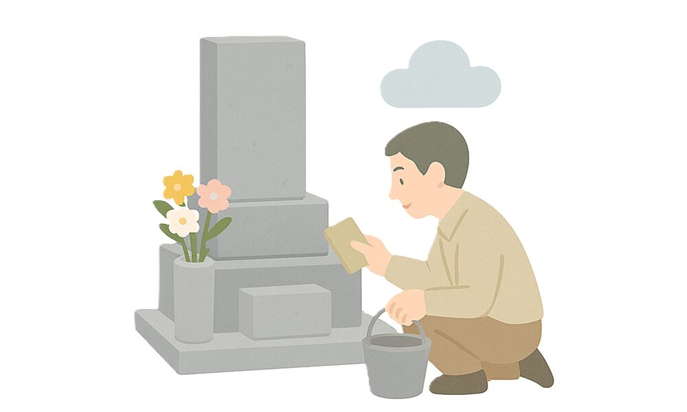 墓石クリーニングのイメージ画像