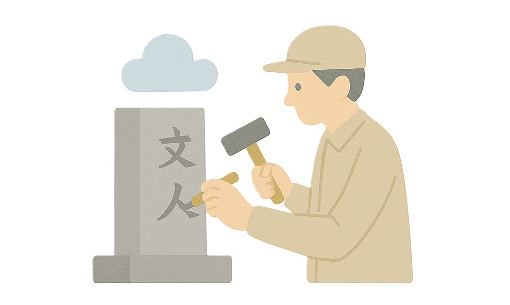戒名彫刻のイメージ画像